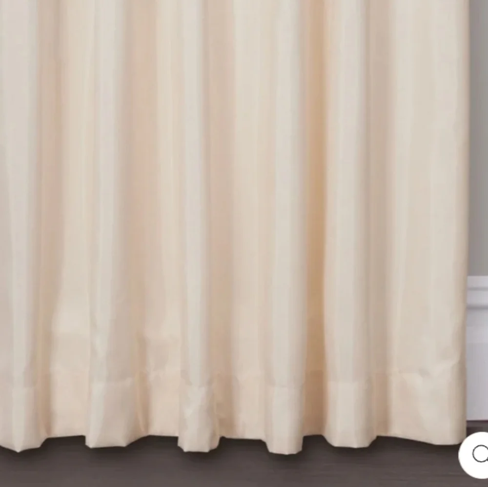 Lush Decor Estate Garden Flocked Window Panel Curtains Set